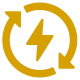 Energy cycle icon