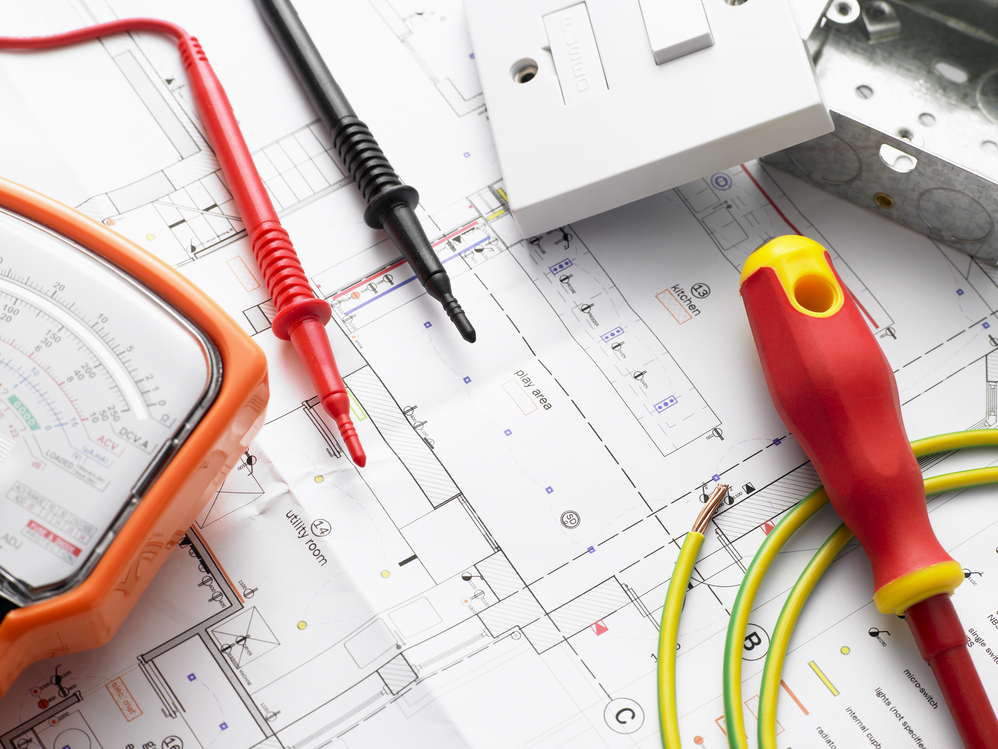 Electrical Equipment On House Plans